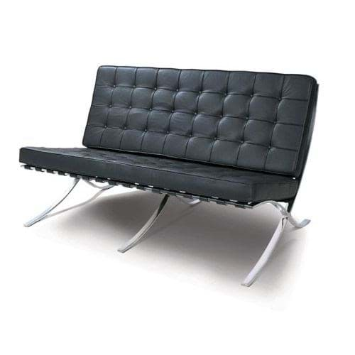 Gambar Mies van der Rohe Barcelona - Loveseat sofa (1929)