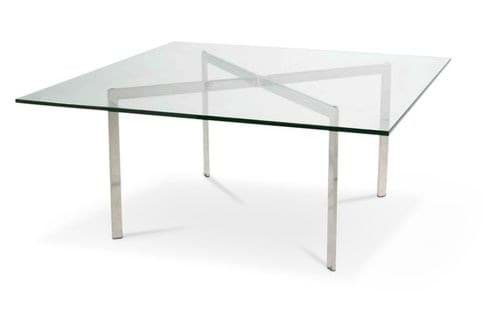 Gambar Ludwig Mies van der Rohe table Barcelona (1930)